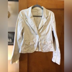 Cream corduroy spring jacket